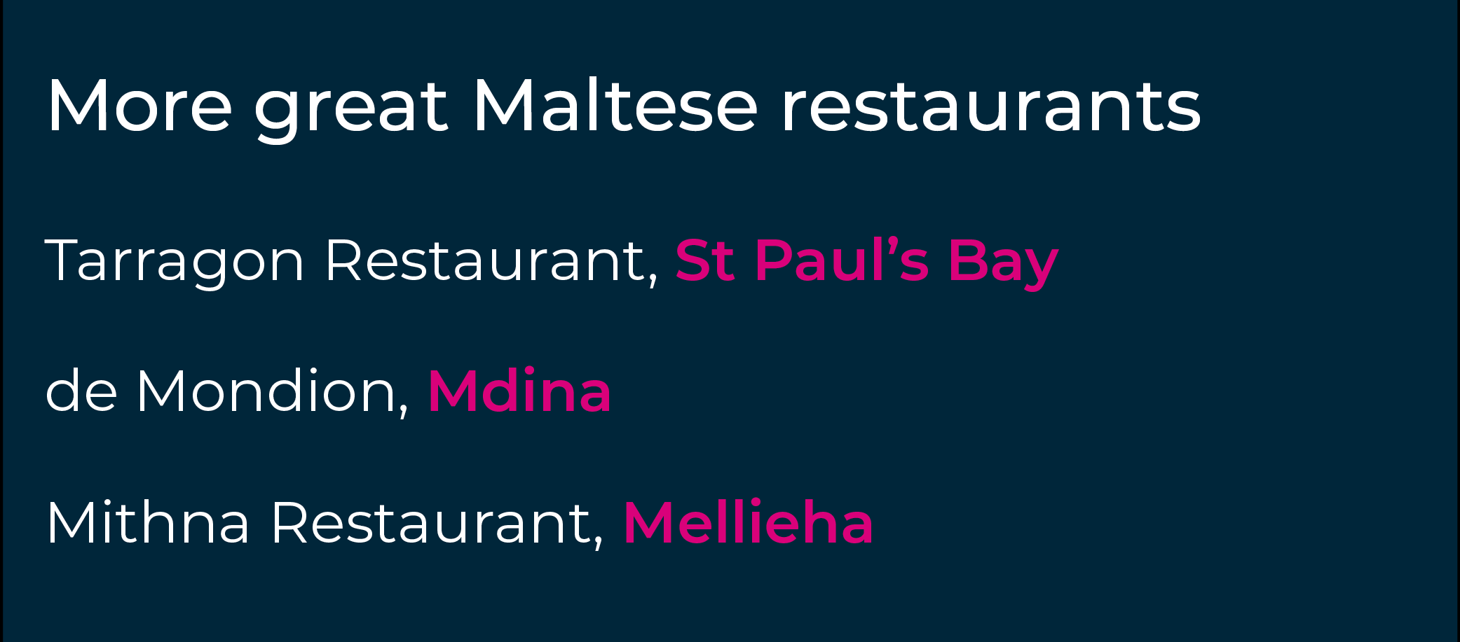 Hungry for more of Malta's must-try restaurants?