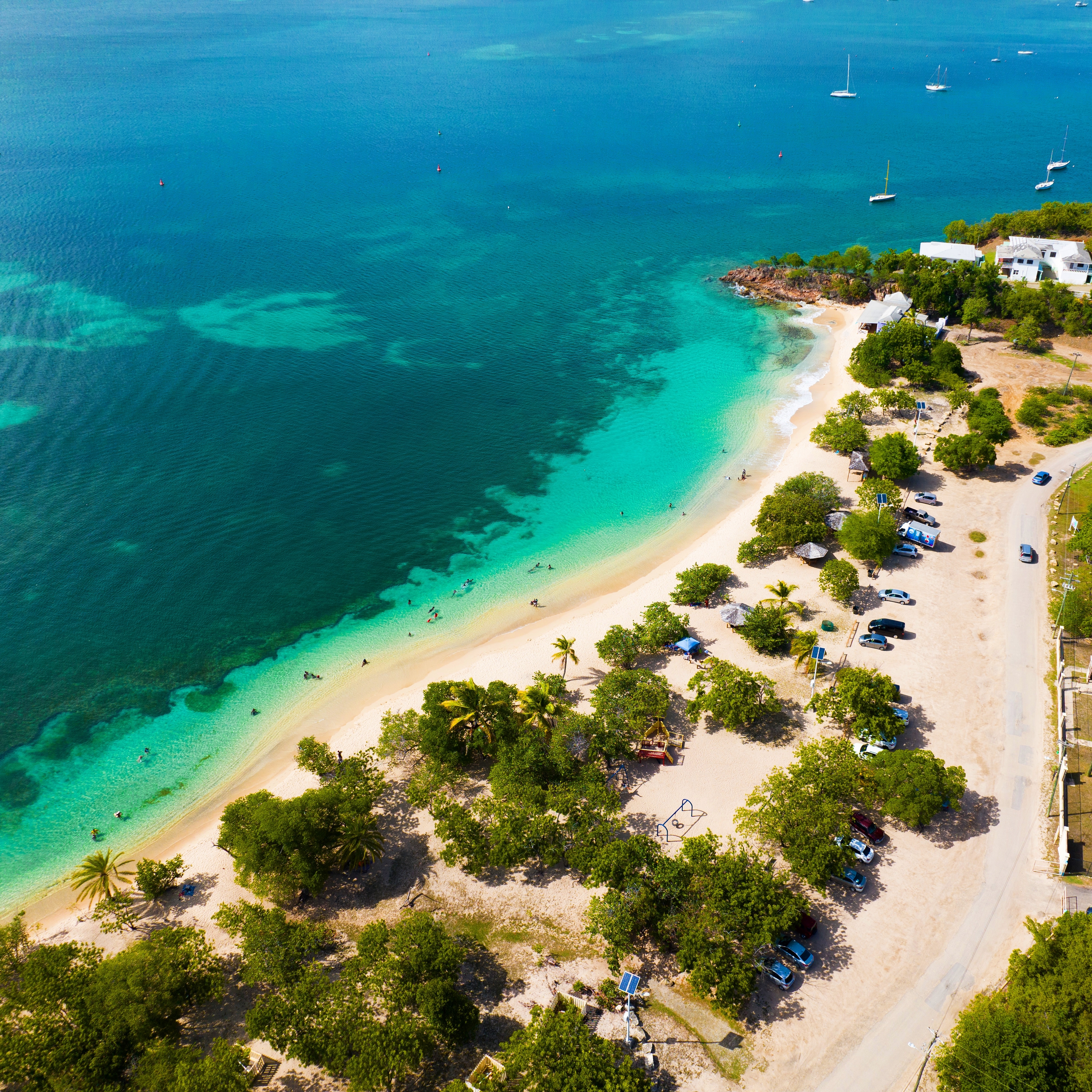 Welcome to one of the best beaches in Antigua and Barbuda, Pigeon Point Beach.