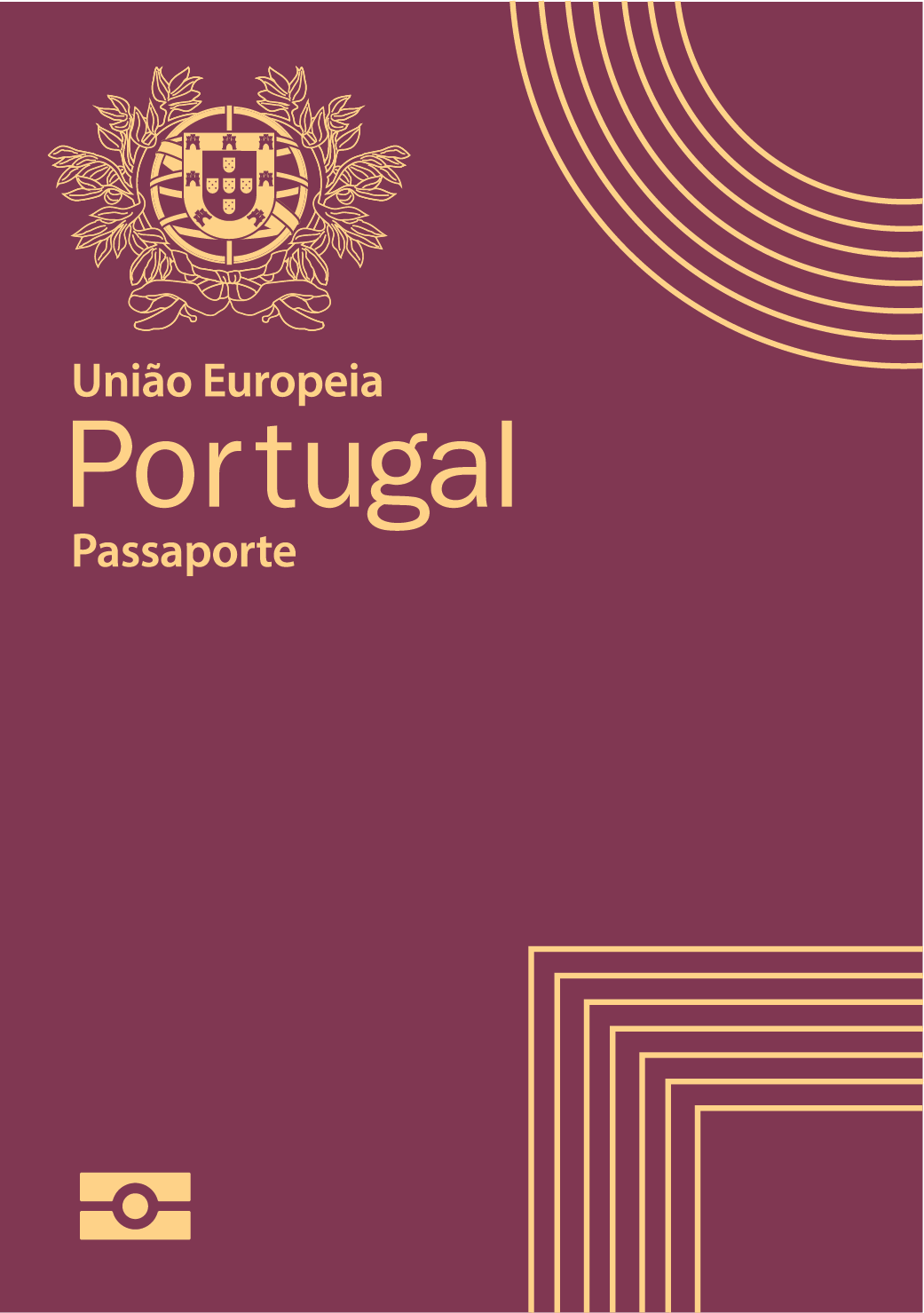 Portuguese passport cover
