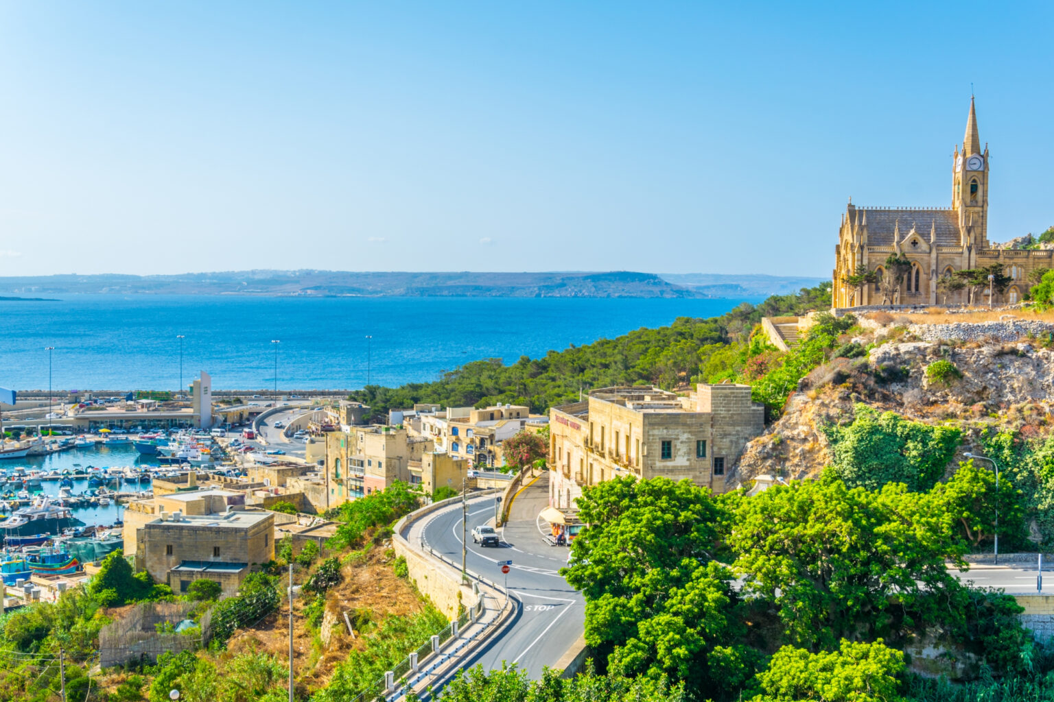 Church,Of,Our,Lady,Of,Lourdes,In,Mgarr,,Gozo,,Malta