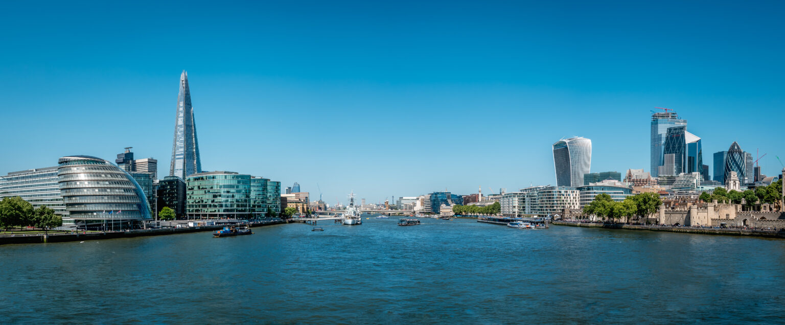 Panoramic View Of London, England, United Kingdom