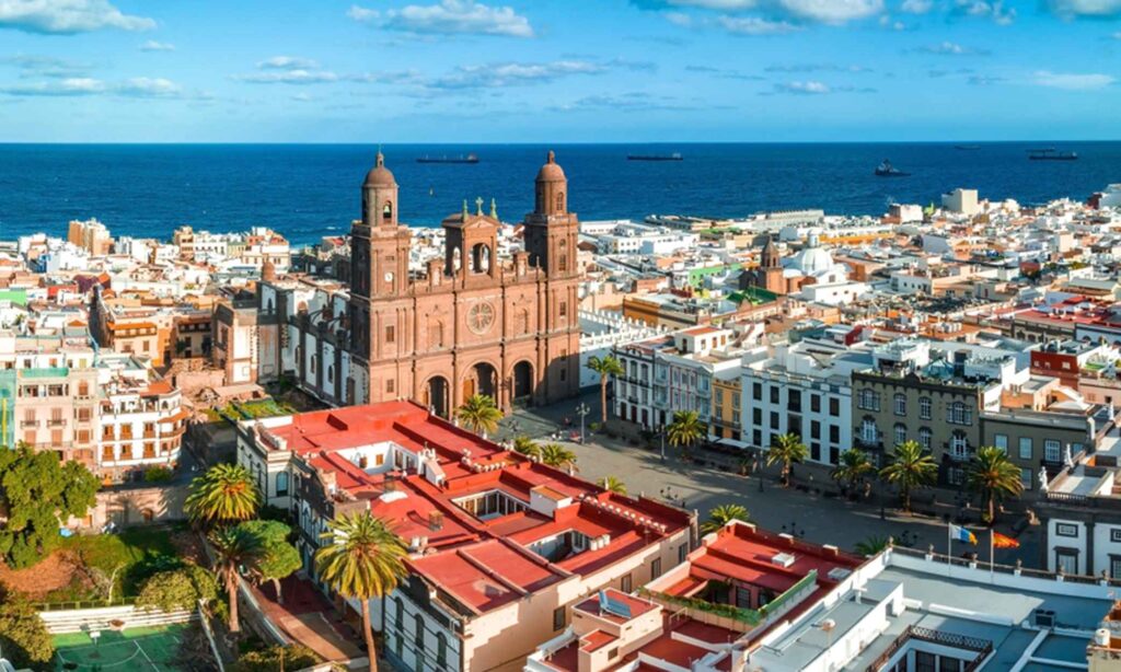 Os 11 melhores lugares para portadores do Golden Visa espanhol incluem Las Palmas de Gran Canaria.