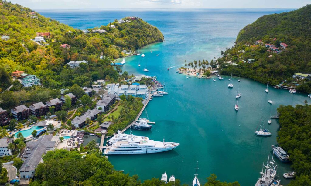 St Lucia is simply stunning.