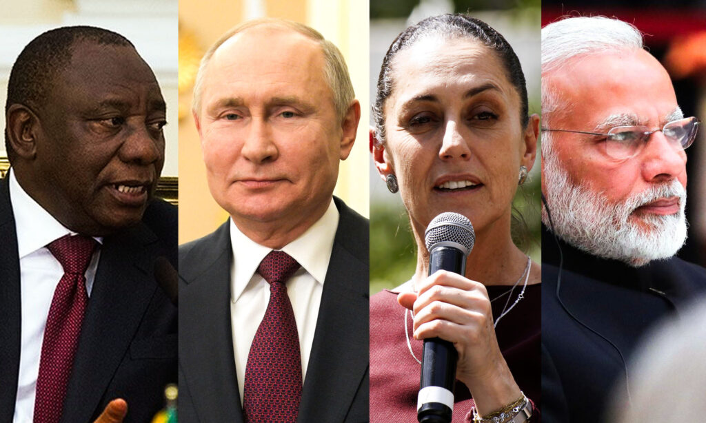 Claudia Sheinbaum, Vladimir Putin, Cyril Ramaphosa , and Narendra Modi will be prominent figures in the biggest election year in history.