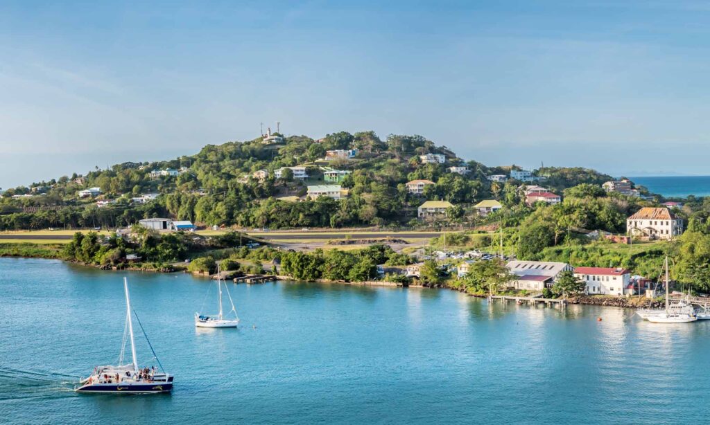 St Lucia properties come with sea views.