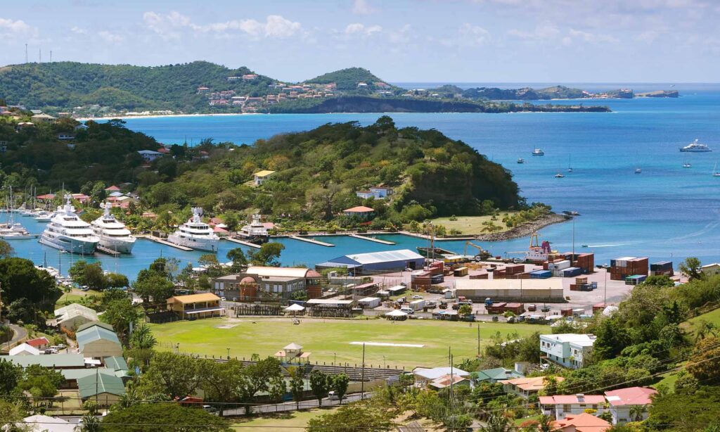 Grenada in the Eastern Caribbean.