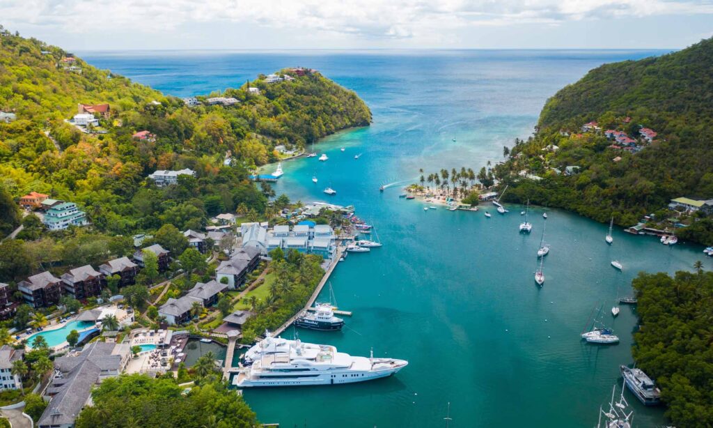 St Lucia in the Eastern Caribbean.